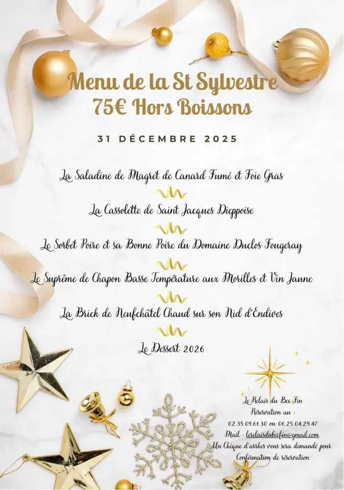menu de noel